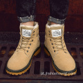 Botas masculinas snow tornozelo inverno